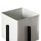Vintiquewise Indoor and Outdoor White Iron Planting Box with Black Wooden Frame, Large Planter QI004170.L - alternate 3